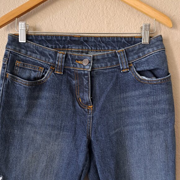 💚INC Concepts y2k Embellished Boot Cut Jeans Size 6P - Picture 4 of 12
